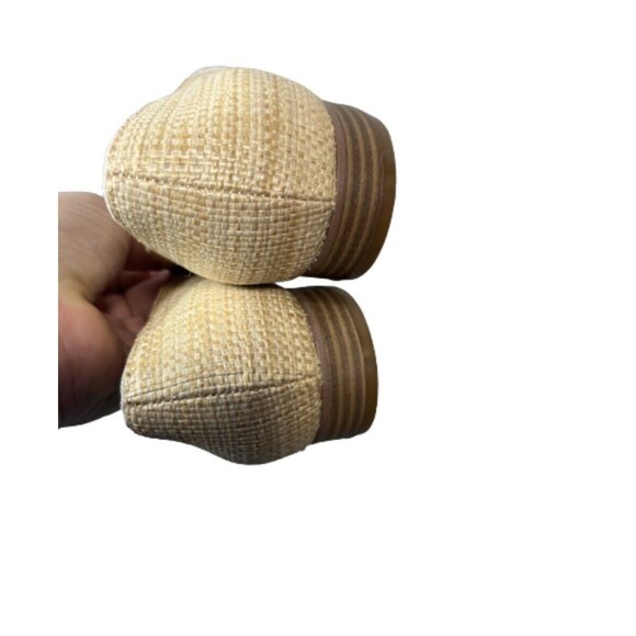 Violet & Red Slip Loafers Woven Look Almond Toe Size 8.5 - Picture 9 of 10